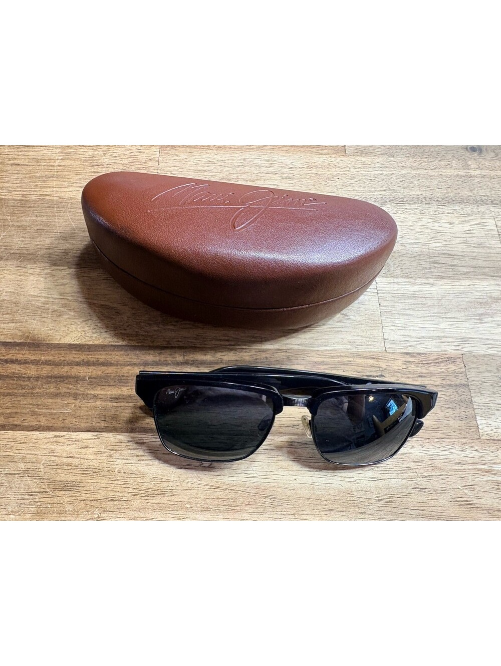Maui Jim Kawika Sunglasses With Case Mj-257-17c  (Size 51-18-140) XL